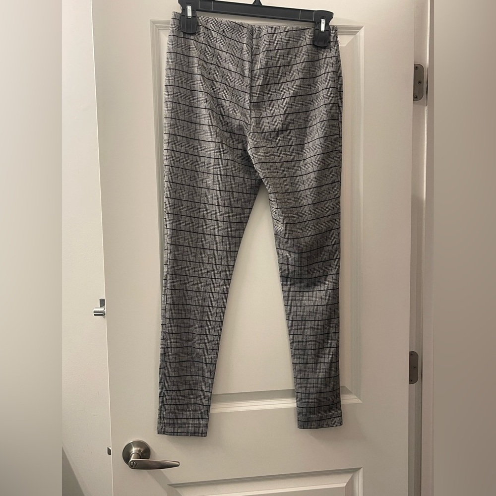Jules & Leopold Gray Plaid Skinny Pants - Picture 2 of 4